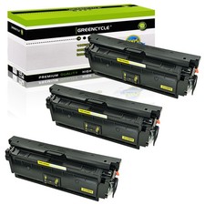 3  High Yield CF362X YL Toner Fit for HP 508X Color LaserJet M552dn M553x M553dh