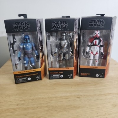 Star Wars The Black Series Trooper Lot The Mandalorian Death Watch Incinerator 