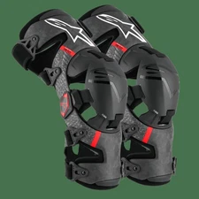 Alpinestars Supertech RK-10 Plasma Knee Braces Lg Black