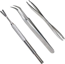 Tick Remover Tool Set - Stainless Steel Tick Remover Kit for Cats Dogs and Human