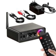 DC 12-24V HiFi Digital Stereo Mini Amplifier TPA3116D2 Bluetooth5.3 IR Headphone