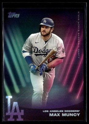 2022 Topps X Steve Aoki 65 Max Muncy Los Angeles Dodgers