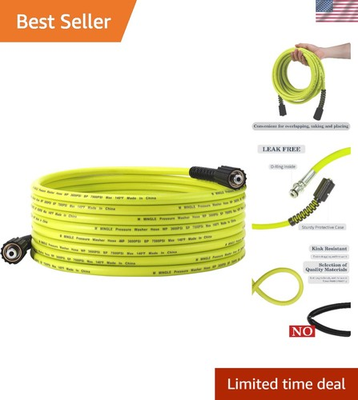 #ad #ad 25 FT Flexible Pressure Washer Hose with M22 14mm Fittings Durable amp; Reliable $50.99