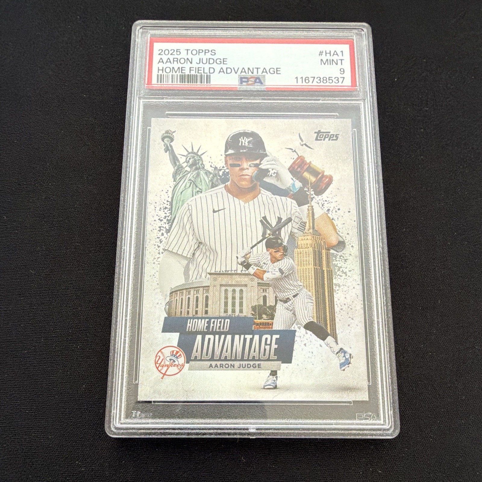 Topps 2025 Series 1 Home Field Advantage Aaron Judge #HA-1 PSA 9 | eBay