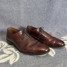 Allen Edmonds Burgundy Park Avenue Cap Toe Oxford Men s Shoe Sz 11.5 D USA 5875