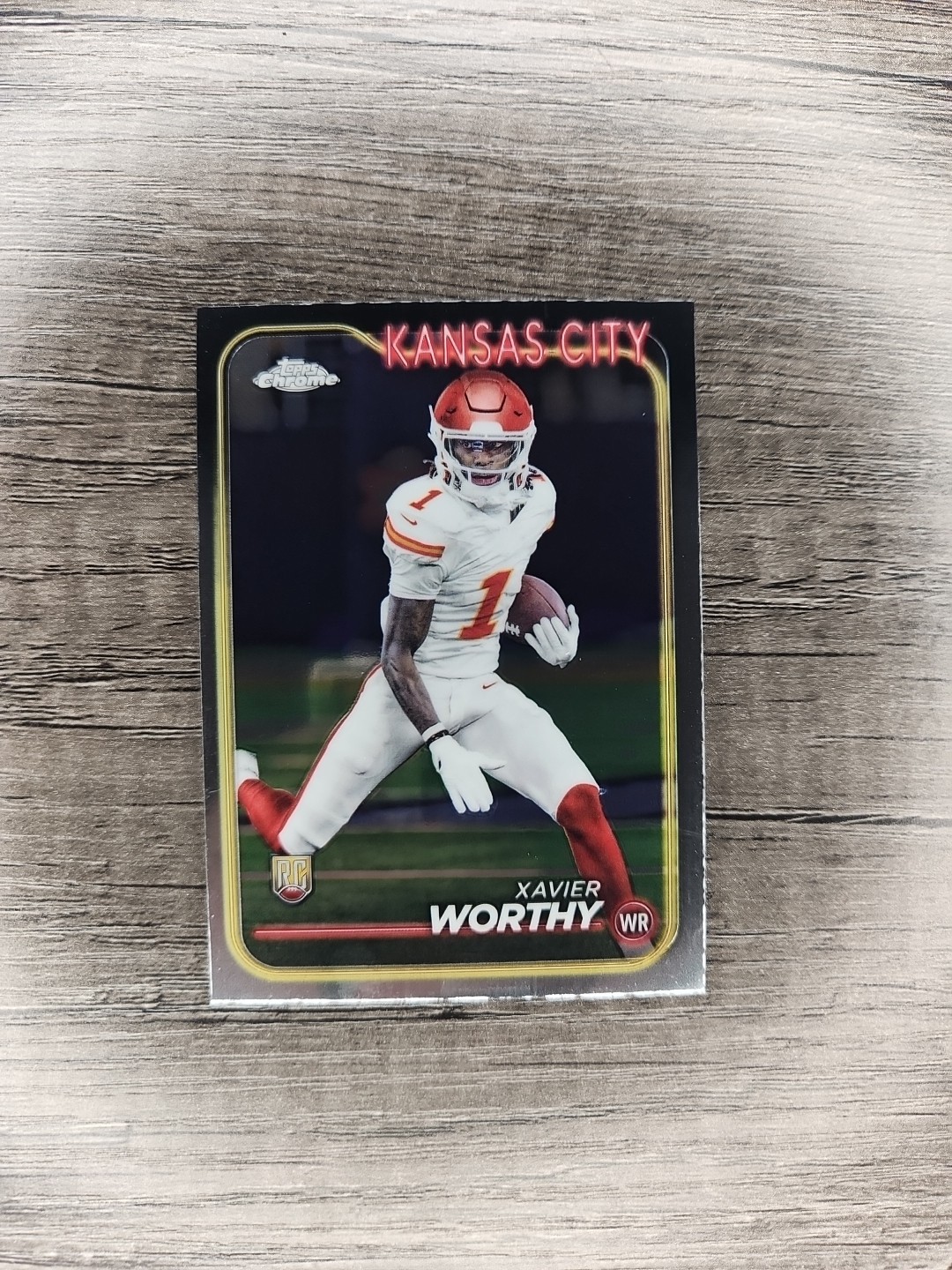 2024 Topps Chrome - Rookies Xavier Worthy #208 (RC)