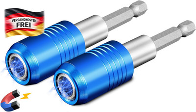 Magnetischer Schnellwechsel-Bithalter 2,5 Zoll für 1/4 Sechskant Schrauber, lang