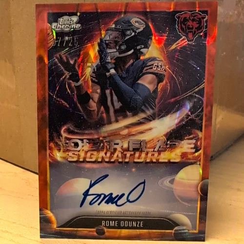 2025 Topps Chrome Rome Odunze Chrome Autographs (RAW)