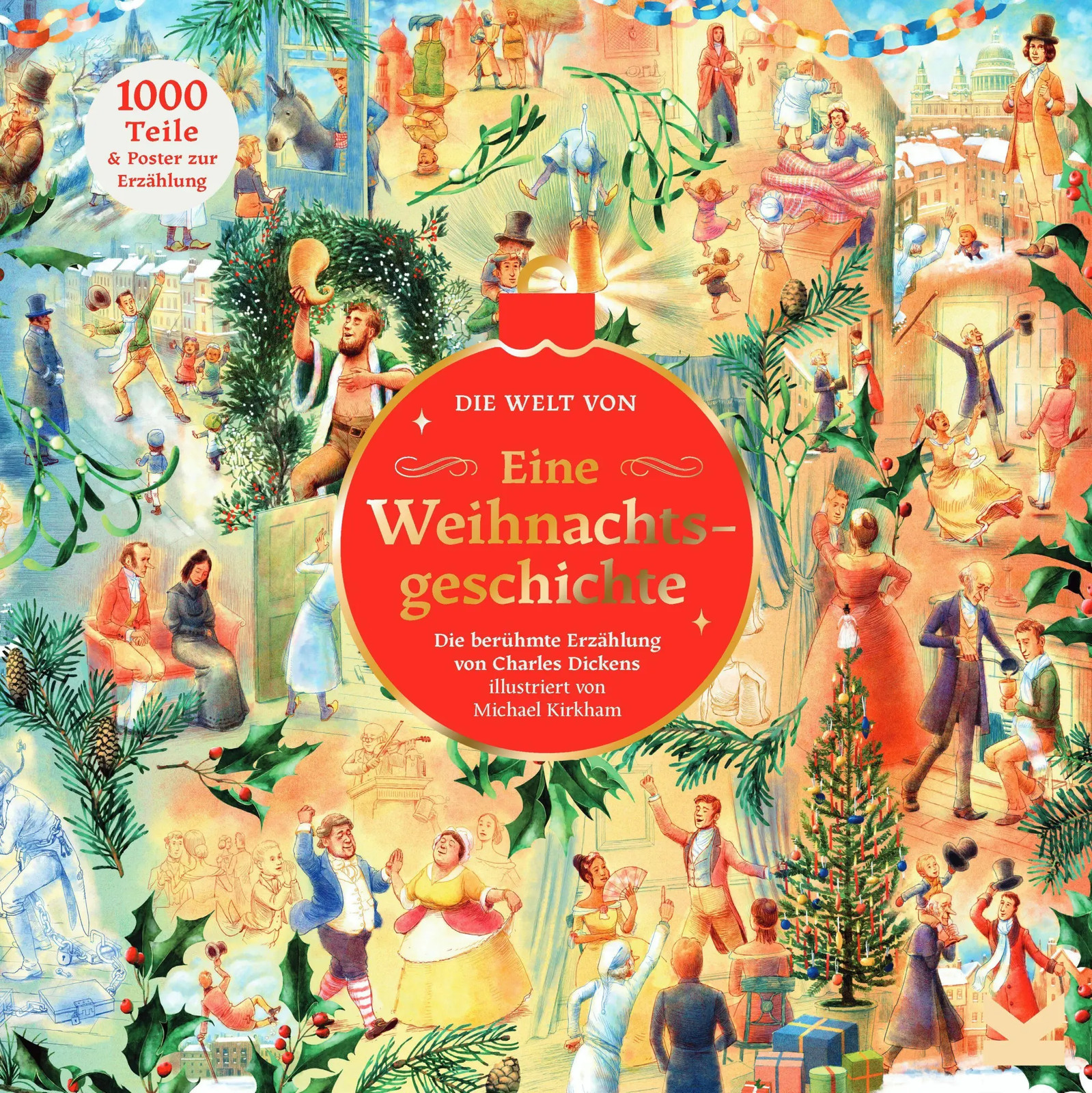 Laurence King Verlag Gmbh Die Welt Von 'Eine Weihnachtsgeschichte' - 1000 Teile Puzzle + Poster - Bild 4