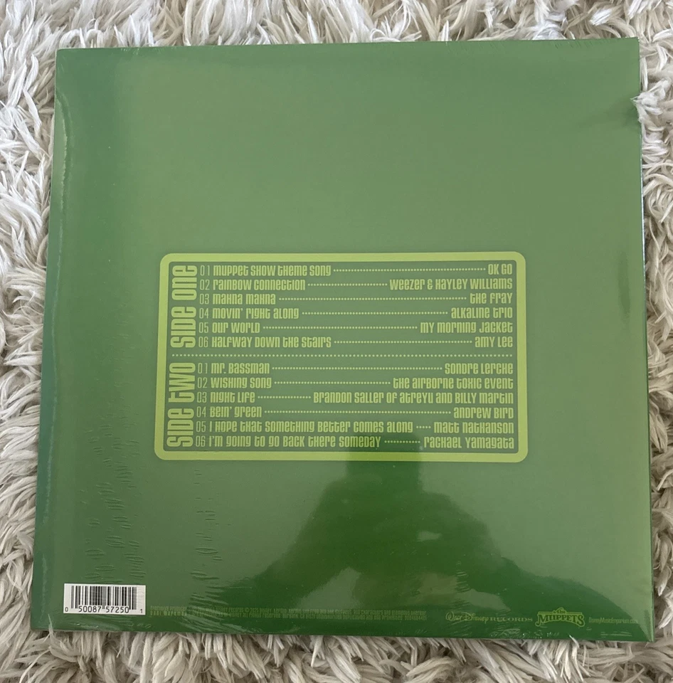 Brand New Sealed The Muppets The Green Album  On Green Vinyl Album - Image 3 of 3