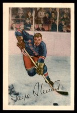 1952-53 PARKHURST GAYE STEWART NEW YORK RANGERS #25 EX+ CREASES CORNERS LITTLE
