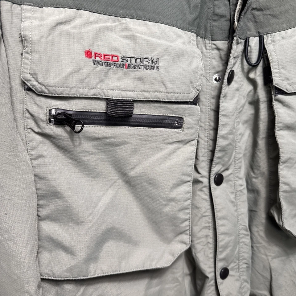 Chaqueta Redington Red Storm Para Hombre L Verde Abrigo de Lluvia Impermeable Pesca Senderismo Usada en Excelente Condición Foto 3 de 4