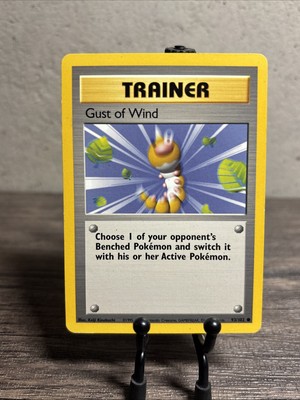 Gust of Wind 093/102 Base Set Regular-Vintage-Pokemon TCG-Fast Shipping-LP!!