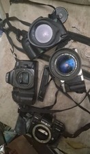 Lot of 4 Minolta Maxxum Cameras Untested