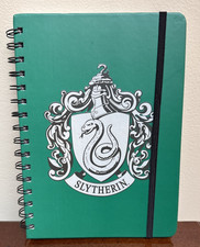 Brand New Green Harry Potter Spiral Notebook Wizarding World Slytherin Snake