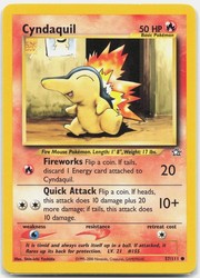 Cyndaquil 57/111 Neo Genesis Unlimited Common