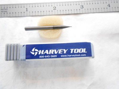 NEW HTC USA .015'' CUT DIA. X .045'' LOC X 1-1/2'' OAL 4FL CC CARBIDE BALL END MILL