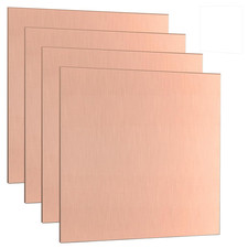 Copper Sheets 8x8 Inches 99.9 Percent Pure Copper Metal 24 Gauge Jewelry Crafts