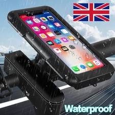 360&deg; Bicycle Motor Bike Phone Case Mount Holder Waterproof For All Mobile Phones