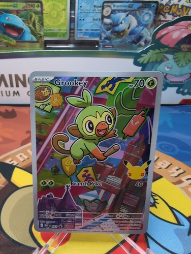 Pokemon TCG - Grookey MEP052 Illustration Rare - Mega Evolution Promos - NM