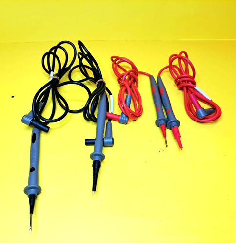 ⚡LOT 4X KEYSIGHT U1167A TEST LEAD PROBE WIRE PEN CABLE ACCESSORY FOR MULTIMETER⚡ - Foto 1 di 7