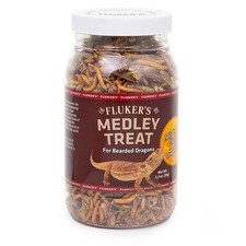 Fluker's Bearded Dragon Medley Treats For Bearded Dragons Other Reptiles,3.2 oz
