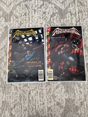 Nightwing #35,36 1999 DC Comics Batman No Man's Land Tie-In Dixon McDaniel Cover