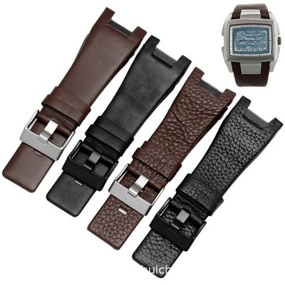 For Diesel DZ1216 1273 4246 Quality Cowhide Genuine Leather Watch Strap Mens32MM