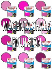 Chalk Emulsion Paint Magenta Matt Finish Walls Ceilings Furniture Vinyl Home Tin