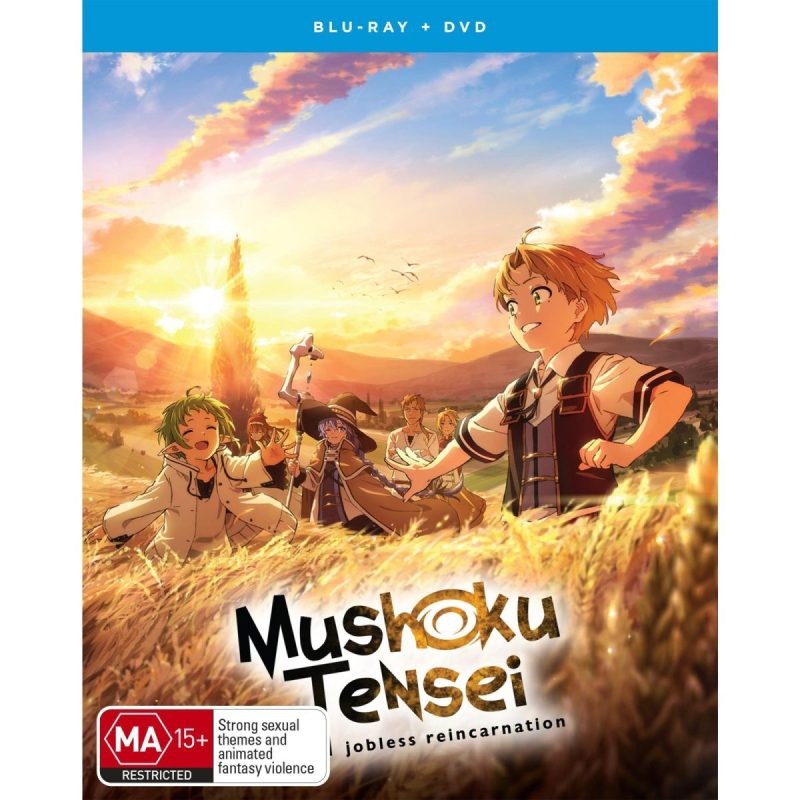Mushoku Tensei Jobless Reincarnation Season 1 Pt 1 Bluray + DVD | Region A&B / 4