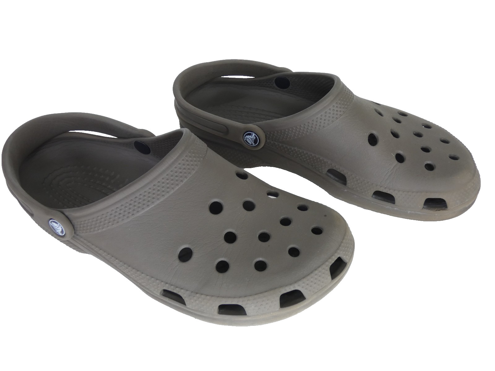 Crocks Para Hombres Clásicos Zuecos Verde Ejército Caqui Sandalias Zapatos de Playa Talla US 9 UK 8