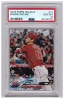2018 Topps Holiday #17 SHOHEI OHTANI RC Rookie Card PSA 10 GEM MINT Dodgers