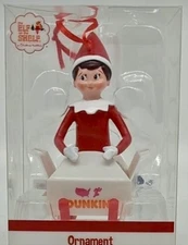SALE! 2022 Dunkin Donuts Christmas Ornament Elf on Sleigh! New in Box!