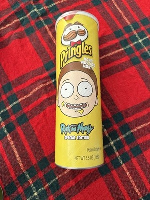 Adult Swim Rick and Morty 2020 Pringles Potato Chips Morty Limited Edition
