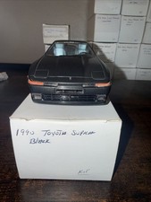 1990 Toyota Supra Black 125 Built Plastic Model Car Restoration Parts - Loose