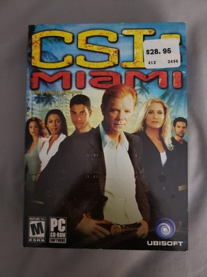 CSI: Miami - Crime-Solving Adventure (PC CD-ROM, 3-Disc Set)