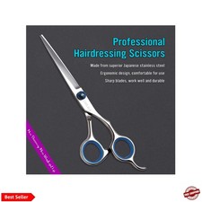 Stainless Steel Hair Cutting Scissors 6.5 Inch Hairdressing Razor Shears Prof...
