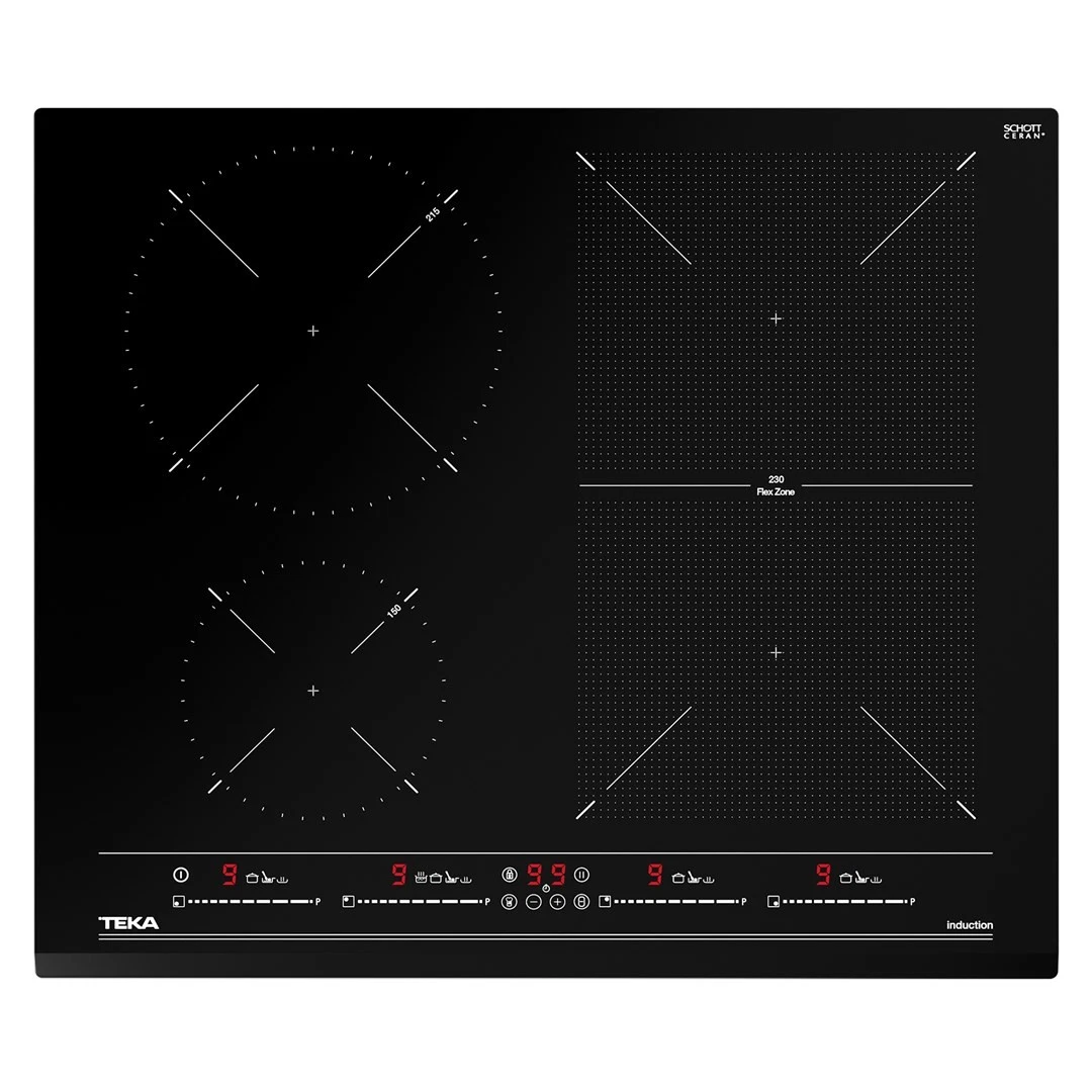 8434778011821 Teka IZF 64440 BK MSP Black Built-in 60 cm Zone induction hob 5 zo