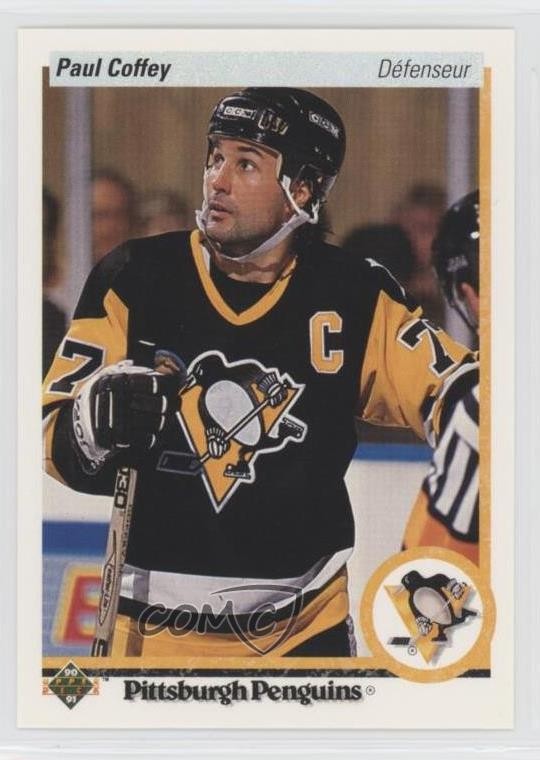 1990-91 Upper Deck French Paul Coffey #124 HOF 0u9o
