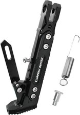 CNC Kickstand Adjust Tripod Holder Universal Aluminum Motor Scoote Size: Black