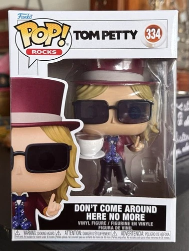 Funko Pop! Rocks: TOM PETTY (Don’t Come Around Here No More) #334 w/Protector