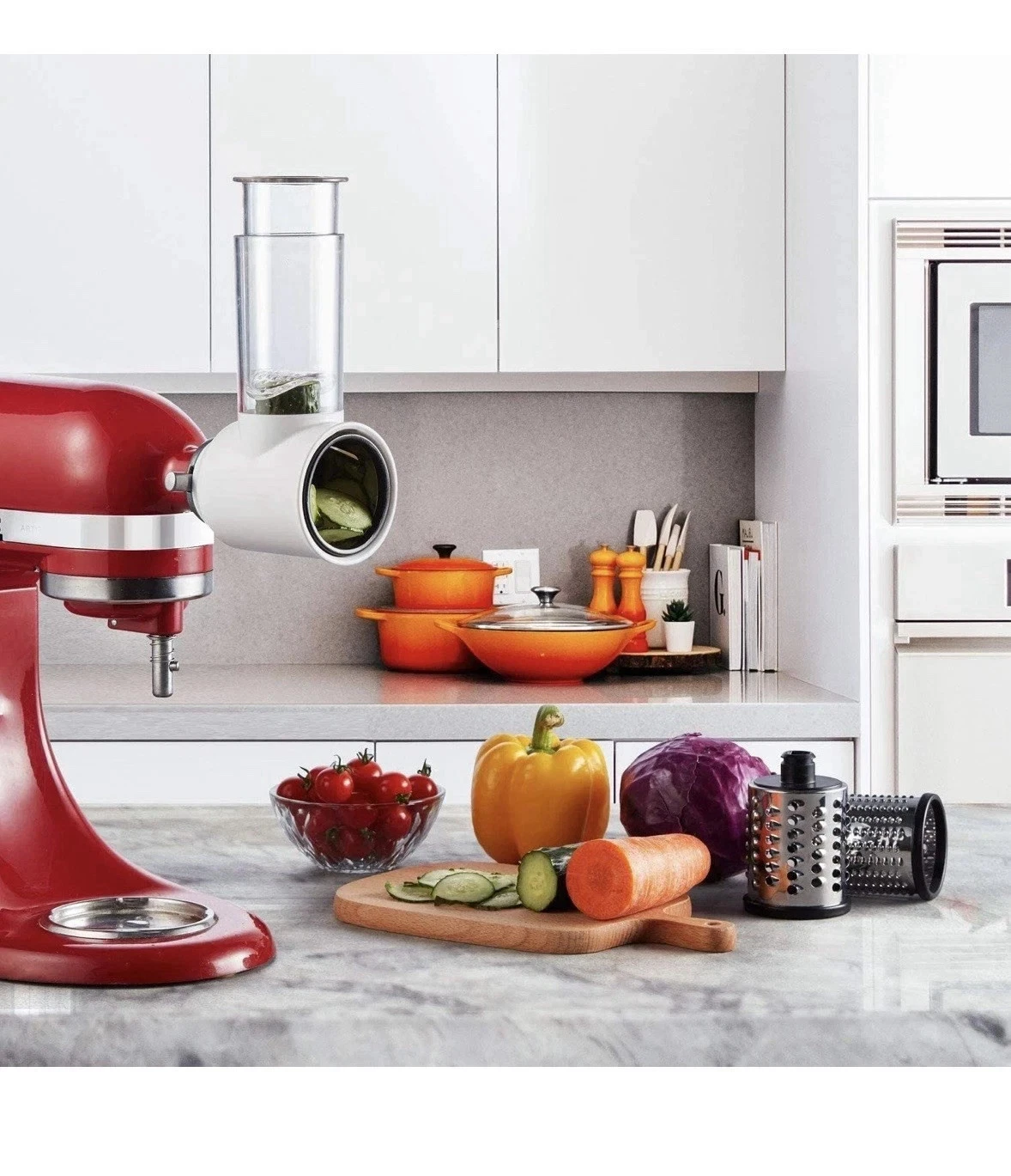 Innomoon Slicer/Shredde Attachment For Kitchenaid Stand Mixers Accessory
Opens in a new window or ta