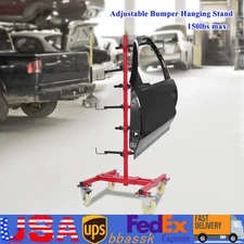 Panel Tree Paint Stand Panel Holder Car Panel Painting Stand w/ 6 Hooks 150lbs