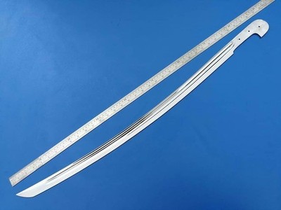 Shashka Sword Blank Blade High Carbon Steel 1095 Custom Hand Forged Blade 36''