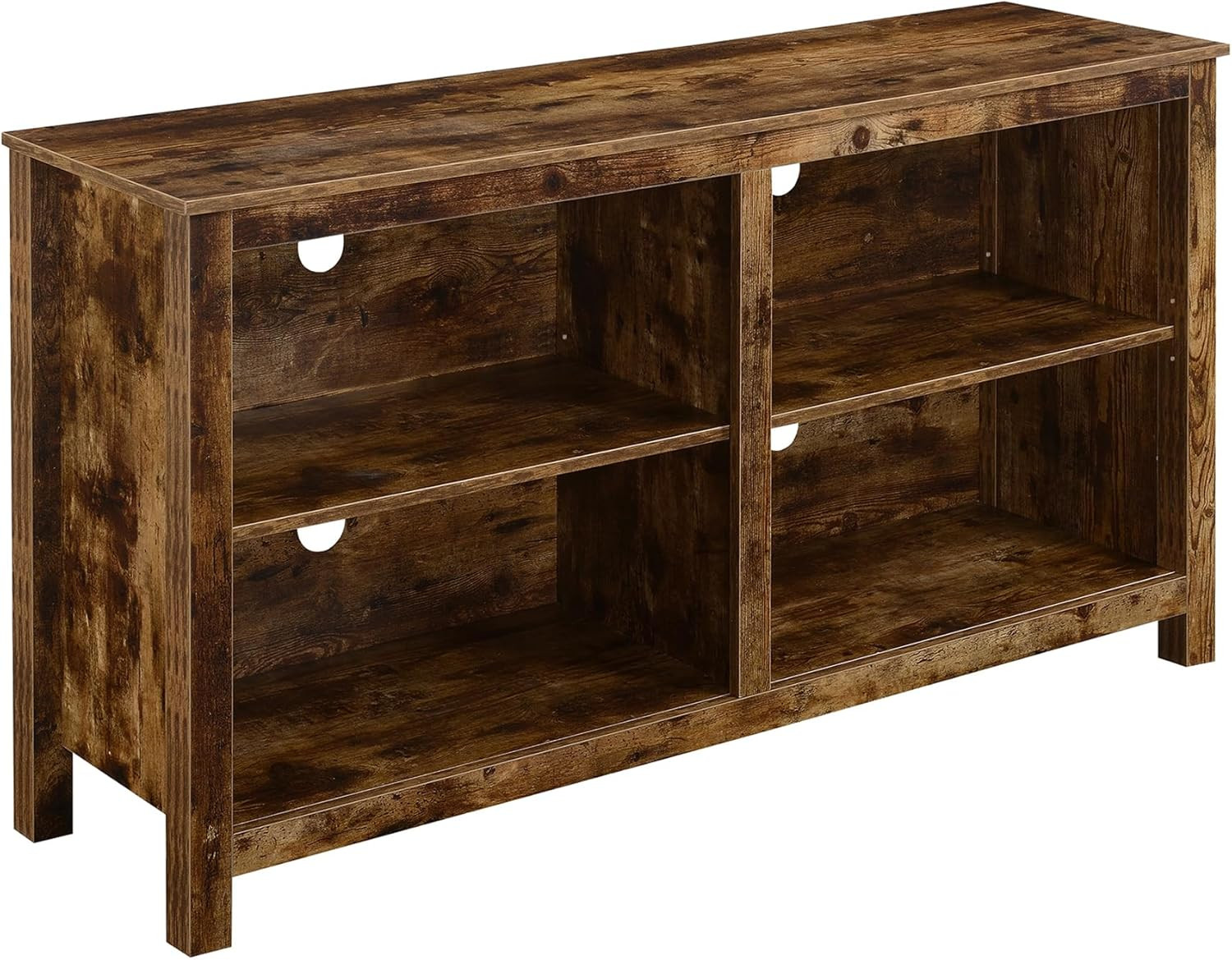 - Modern 4-tier Entertainment Center In Barnwood