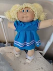 Vintage 1983 Jesmar Cabbage Patch Kid, Lemon Blond Ponytails, HM1 Freckles