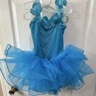 A Wish Come True Girls Blue Sleeveless Tutu Dress Leotard SC V2241 — photo 1