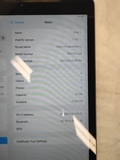 Apple iPad 7 10.2" 7th Gen 2019  Wi-Fi 32GB Space Gray - Good