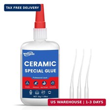 30g Ceramic Glue for Pottery, Waterproof  High-Strength Instant Adhesive  Fast