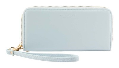 SEIDENFELT MANUFAKTUR Smilla Wallet Geldbörse Sea salt Blue hellblau